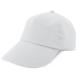 Gorra 100% de algodón con velcro Ref.CFT100-BLANCO 