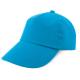 Gorra 100% de algodón con velcro Ref.CFT100-AZUL 