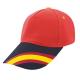 Gorra nacional de 5 paneles Ref.CFT145-ROJO 