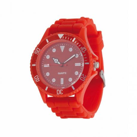 Reloj de agujas con pulsera de silicona Fobex