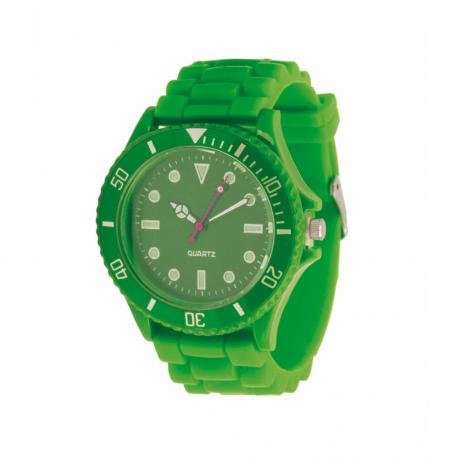 Reloj de agujas con pulsera de silicona Fobex