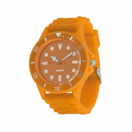 Reloj de agujas con pulsera de silicona Fobex