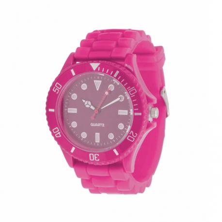 Reloj de agujas con pulsera de silicona Fobex