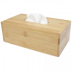 Soporte para caja de pañuelos de bambú Inan