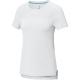 Camiseta cool fit de manga corta para mujer en GRS reciclado Borax Ref.PF37523-BLANCO