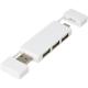 Multipuerto USB 2.0 dual Mulan Ref.PF124251-BLANCO 