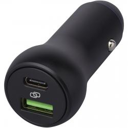 Cargador de coche USB C/USB A de 55 W dual Pilot