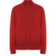 Sudadera de cuello alto con cremallera a tono ULAN Ref.RCQ6439-ROJO