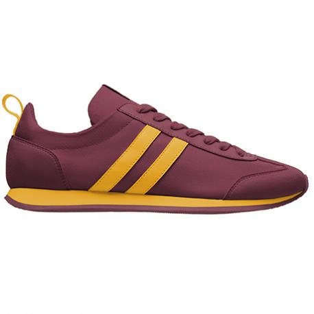 Zapatilla casual retro con puntera estrecha y suela de goma Nadal