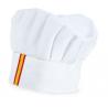 Gorro cocinero bandera blanco "roncer"