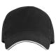 Gorra de 5 paneles con sándwich a contraste Eris Ref.RGO7019-NEGRO