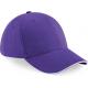 Gorra athleisure - 6 paneles Ref.TTB20-MORADO/BLANCO 