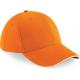 Gorra athleisure - 6 paneles Ref.TTB20-NARANJA/BLANCO 