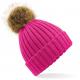 Gorro con pompón Ref.TTB412-FUCSIA 