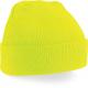 Gorro original - borde vuelto Ref.TTB45-AMARILLO FLUORESCENTE 