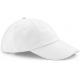 Gorra de perfil bajo algodón drill grueso - 6 paneles Ref.TTB58-BLANCO 