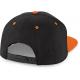 Gorra snapback contrastada - 5 paneles Ref.TTB610C-NEGRO/NARANJA 