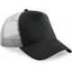 Gorra americana de 5 paneles Ref.TTB640-NEGRO/GRIS CLARO 