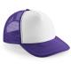 Gorra americana vintage 100% poliéster Ref.TTB645-MORADO/BLANCO 