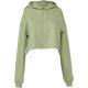 Sudadera capucha bajo desigual Ref.TTBE7502-VERDE MILITAR