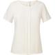 Blusa felina de crêpe de china Ref.TTBT2265-BLANCO