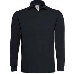 Polo heavymill manga larga hombre