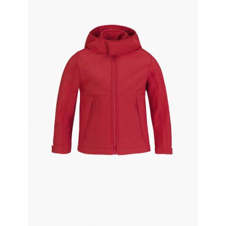 Chaqueta softshell con capucha niños