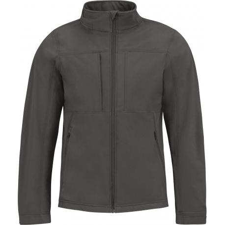 Chaqueta softshell con capucha hombre