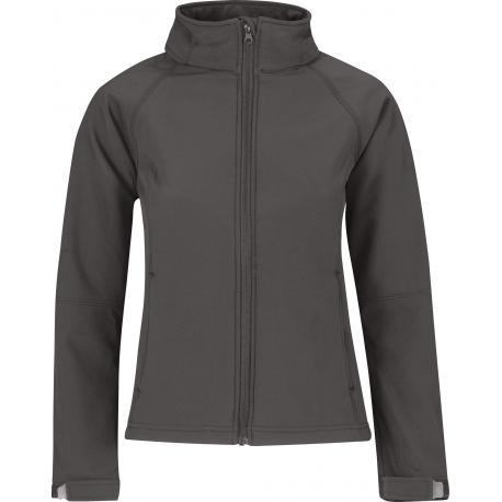 Chaqueta softshell con capucha mujer