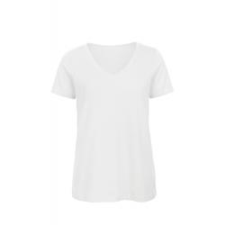 Camiseta organic inspire cuello de pico mujer