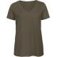 Camiseta organic Inspire cuello de pico mujer Ref.TTCGTW045-CAQUI