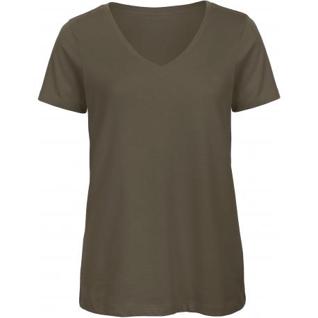 Camiseta organic Inspire cuello de pico mujer