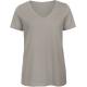 Camiseta organic Inspire cuello de pico mujer Ref.TTCGTW045-GRIS CLARO