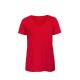 Camiseta organic Inspire cuello de pico mujer Ref.TTCGTW045-RED