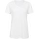 Camiseta Triblend cuello de pico de mujer Ref.TTCGTW058-BLANCO