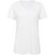 Camiseta Triblend cuello de pico de mujer Ref.TTCGTW058-BLANCO