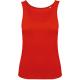 Camiseta orgánica inspire sin mangas mujer Ref.TTCGTW073-FIRE RED