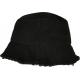 Sombrero bob con bordes sin rematar Ref.TTFL5003OE-NEGRO 