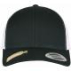 Gorra classic retro trucker diseño bicolor Ref.TTFL6606RT-BLANCO NEGRO 