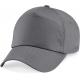 Gorra original - 5 paneles Ref.TTB10-GRIS DE GRAFITO 