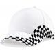 Gorra grand prix 100% algodón drill Ref.TTB159-BLANCO NEGRO 