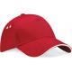 Gorra ultimate - 5 paneles con sándwich contrastado Ref.TTB15C-ROJO/BLANCO CLASICO 