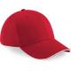 Gorra athleisure - 6 paneles Ref.TTB20-ROJO/BLANCO CLASICO 