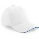 Gorra athleisure - 6 paneles Ref.TTB20-ROYAL BLANCO/BRILLANTE 