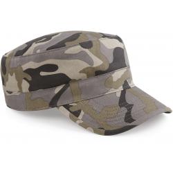 Gorra cubana camuflaje con cierre de tira ajustable