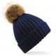 Gorro con pompón Ref.TTB412-ARMADA 