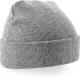 Gorro original - borde vuelto Ref.TTB45-CUERO GRIS 