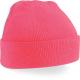 Gorro original - borde vuelto Ref.TTB45-ROSA FLUORESCENTE 