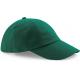 Gorra de perfil bajo algodón drill grueso - 6 paneles Ref.TTB58-BOTELLA VERDE 