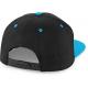 Gorra snapback contrastada - 5 paneles Ref.TTB610C-BLACK/SURF BLUE 